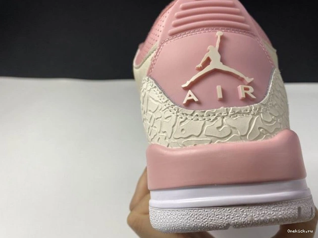 One Kick CK9246-116 3 Sail Rust Jordan Air Retro Pink (W) 0810